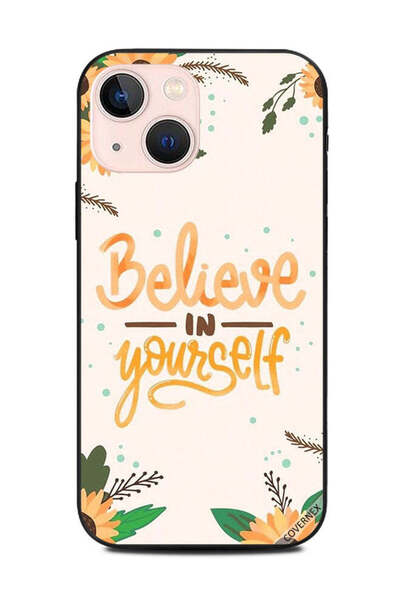 Covernex غطاء حماية لهاتف Apple iPhone 13 Mini - ثق بنفسك - زهور الشمس