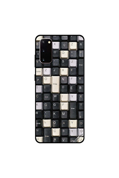 Covernex غطاء حماية لهاتف سامسونج جالكسي S20 مع أزرار لوحة مفاتيح باللونين ال...