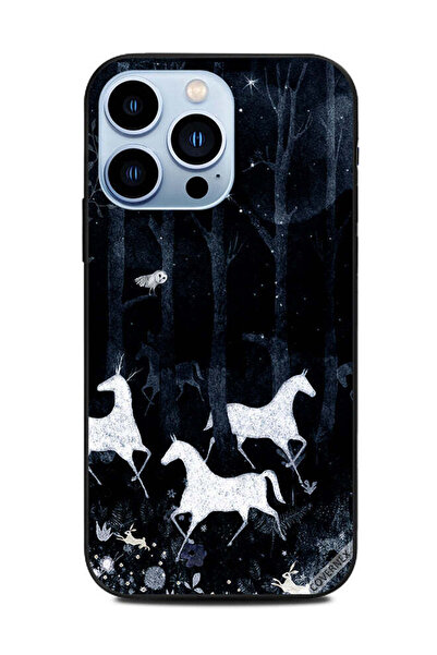 Covernex غطاء حماية لهاتف Apple iPhone 13 Pro - وحيد القرن في الليل