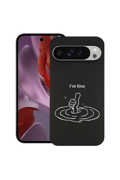 bestcase ® Slim Silicon Case For Google Pixel 10 Pro XL, I'm Fine, 2036426 B 1867