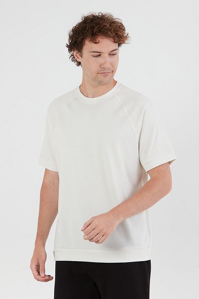 Fulla Moda Basic Crushed Raglan Sleeve T-Shirt