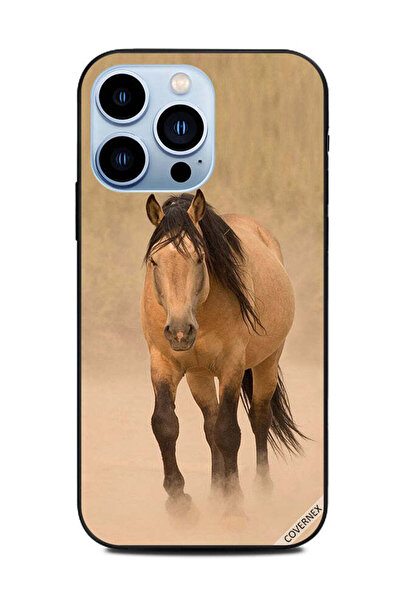Covernex غطاء حماية لجهاز ابل ايفون 13 برو - سباق الخيل البني