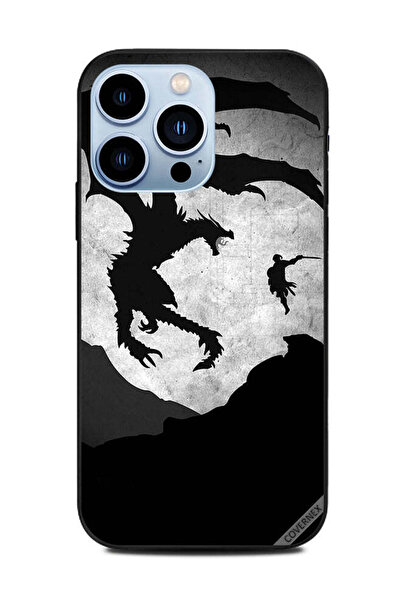 Covernex غطاء حماية لهاتف Apple iPhone 13 Pro - التنين والرجل