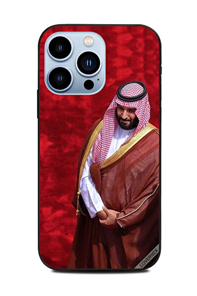 Covernex غطاء حماية لهاتف أبل آيفون 13 برو، إم بي إس، أحمر مبتسم، خلفية