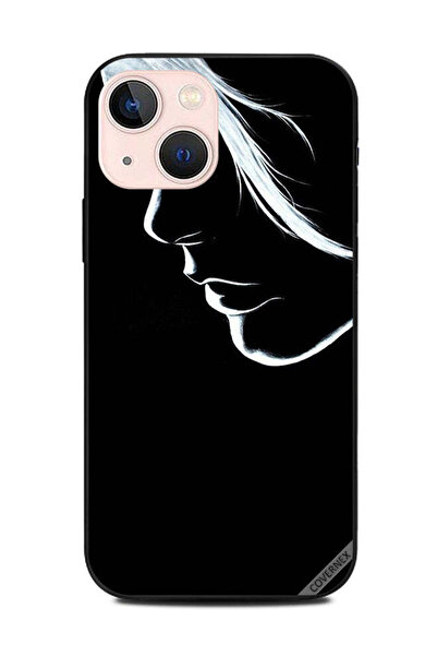 Covernex غطاء حماية لهاتف Apple iPhone 13 Mini قناع فتاة حزينة لطيفة