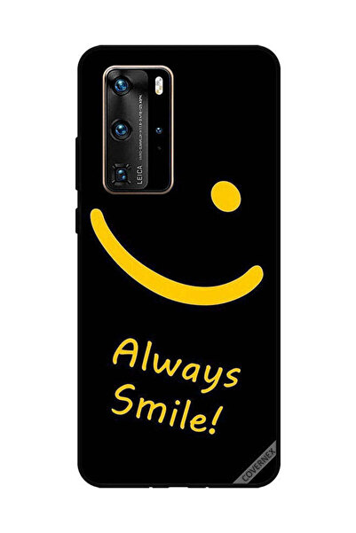 Covernex غطاء حماية لهاتف هواوي بي 40 برو - ابتسامة دائمة - أصفر