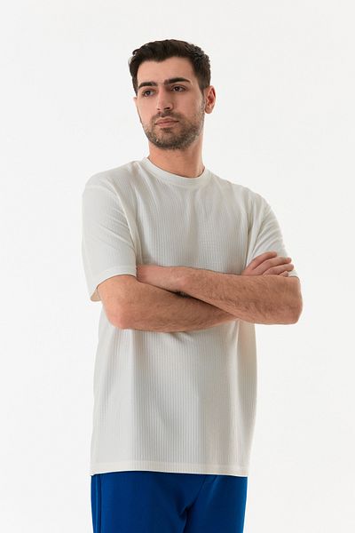 Fulla Moda Μπλουζάκι με Σχέδιο Jacquard