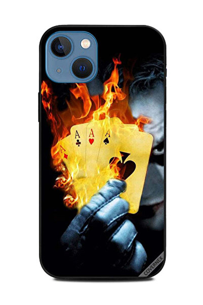 Covernex غطاء حماية لهاتف Apple iPhone 13 يحمل بطاقات محترقة في اليد