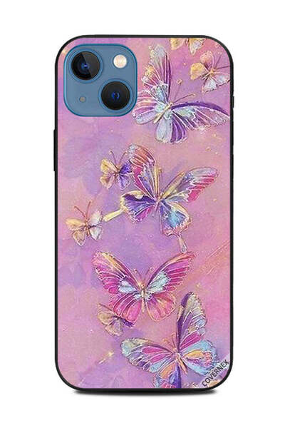 Covernex غطاء حماية لهاتف Apple iPhone 13 - رسمة فراشات فنية