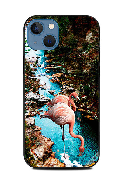 Covernex غطاء حماية لهاتف Apple iPhone 13 بتصميم مياه شرب فلامنجو