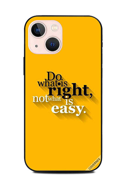 Covernex غطاء حماية لهاتف Apple iPhone 13 Mini افعل ما هو صحيح