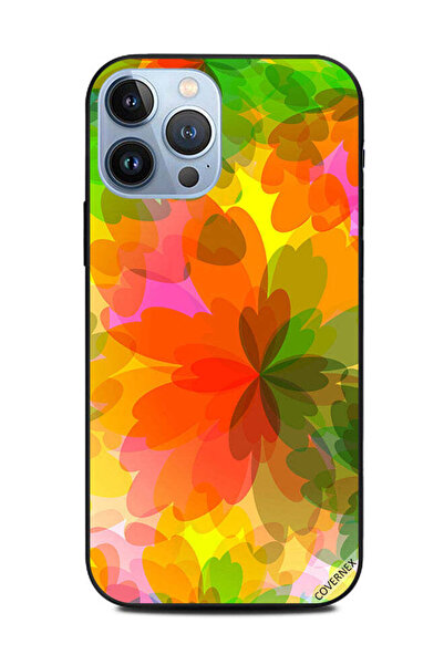 Covernex غطاء حماية لهاتف Apple iPhone 13 Pro Max بنمط علامة مائية زهرية