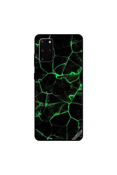 Covernex غطاء حماية لهاتف سامسونج جالكسي S20 بلس بنقشة أمواج خضراء