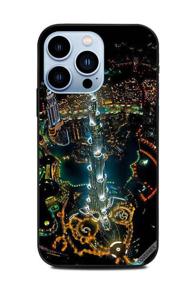 Covernex غطاء حماية لهاتف Apple iPhone 13 Pro منظر وسط المدينة من السماء