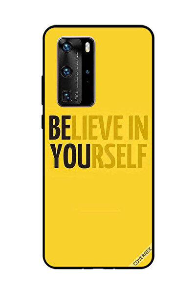 Covernex غطاء حماية لهاتف هواوي بي 40 برو - ثق بنفسك - أصفر