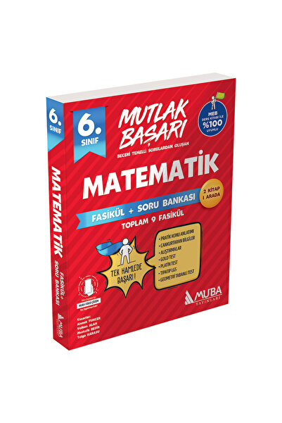 Muba Yayınları 2051 - MB 6.Sınıf Matematik Fasikül+Soru Bankası