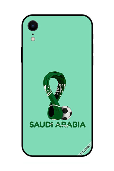 Covernex غطاء حماية لهاتف آيفون XR من آبل، علم السعودية في كأس العالم FIFA قطر