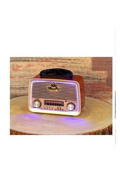 DLC brown radio