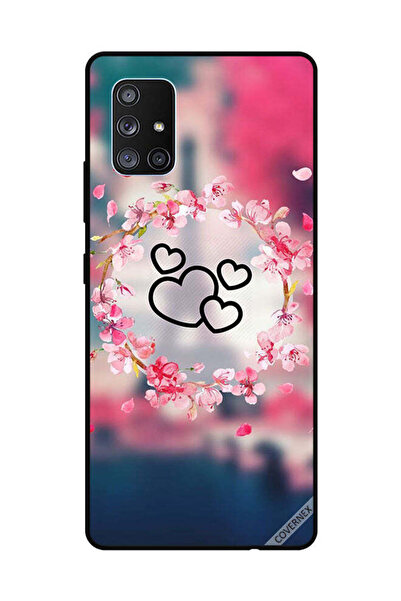 Covernex غطاء حماية لهاتف سامسونج جالاكسي A71 قلوب سوداء