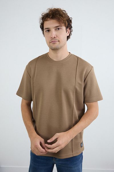 Fulla Moda Μπλουζάκι Basic Çimalı Bisiklet Yaka