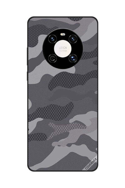 Covernex غطاء حماية لهاتف هواوي ميت 40 برو/40 برو+ بنمط مموه رمادي