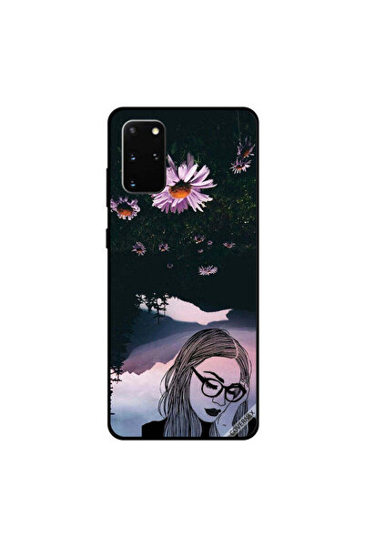 Covernex غطاء حماية لهاتف سامسونج جالكسي S20 بلس بتصميم فتاة حزينة ترتدي زجاجًا