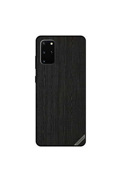 Covernex غطاء حماية لهاتف سامسونج جالكسي S20 بلس بنمط خشبي أسود