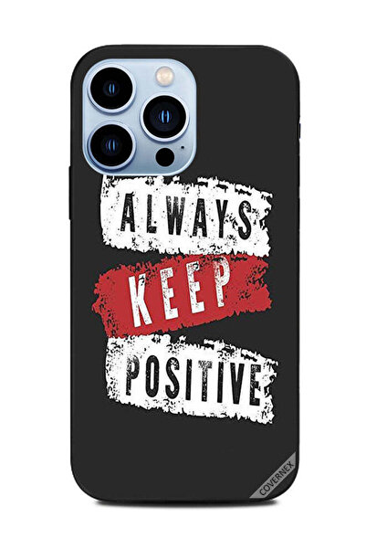 Covernex غطاء حماية لهاتف Apple iPhone 13 Pro - حافظ على الإيجابية دائمًا