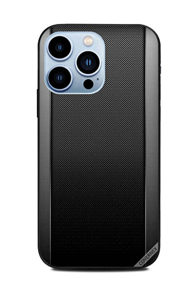 Covernex غطاء حماية لهاتف Apple iPhone 13 Pro بنمط مسروق رمادي وأسود