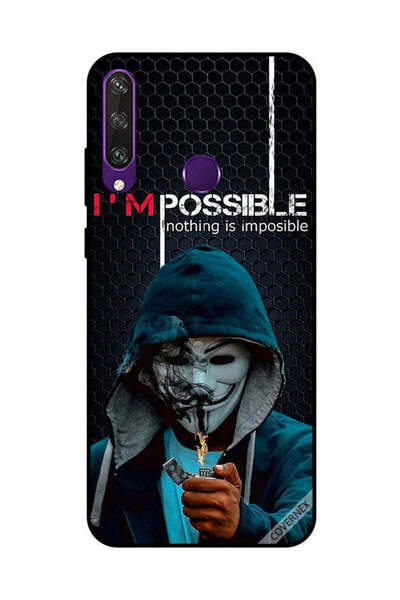 Covernex غطاء حماية لهاتف هواوي Y6P أنا ممكن، لا شيء مستحيل