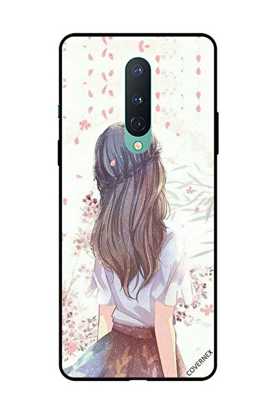 Covernex غطاء حماية لهاتف OnePlus 8 - فتاة لطيفة في تفكير عميق