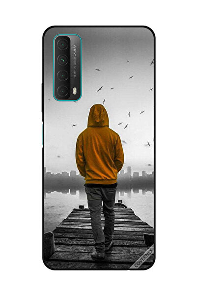 Covernex غطاء حماية لهاتف هواوي Y7A/P Smart 2021 - فتى حزين يمشي