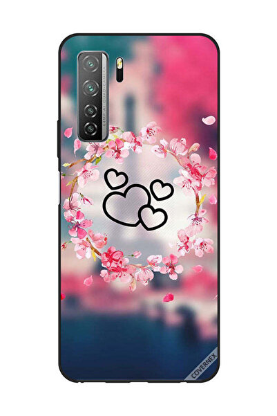 Covernex غطاء حماية لهاتف هواوي نوفا 7SE/P40 لايت 5G قلوب سوداء