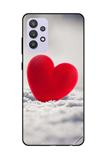 Covernex غطاء حماية لهاتف سامسونج جالاكسي A32 5G قلب أحمر جميل