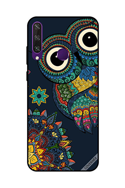 Covernex غطاء حماية لهاتف هواوي Y6P بتصميم بومة زهرية