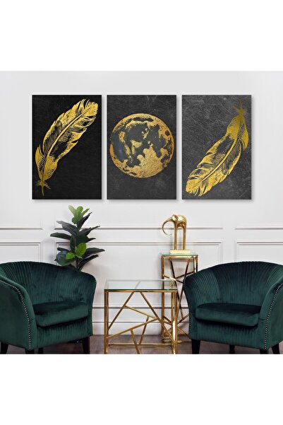 4gdran ثلاث لوحات خشبية ام دي اف مقاس 120x60 سم