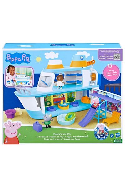 Hasbro Peppa Pig ship toy set, Hasbro, plastic
