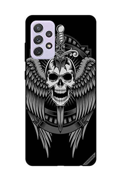 Covernex غطاء حماية لهاتف سامسونج جالاكسي A52 - جمجمة وأجنحة نسر