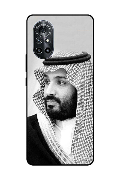 Covernex غطاء حماية لهاتف هواوي نوفا 8 5G صورة محمد بن سلمان بالأبيض والأسود