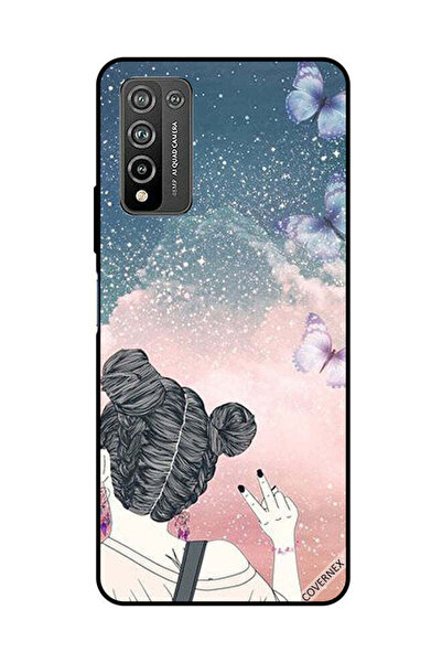 Covernex غطاء حماية لهاتف Honor 10X Lite فتاة تصنع علامة النصر