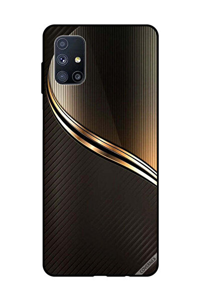 Covernex غطاء حماية لهاتف سامسونج جالاكسي M51 بنمط ذهبي داكن