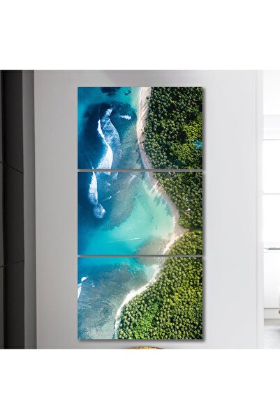 4gdran ثلاث لوحات خشبية ام دي اف مقاس 120x60 سم