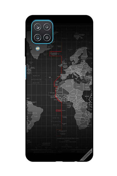 Covernex غطاء حماية لهاتف سامسونج جالاكسي A12/M12 بطبعة حدود المحيط
