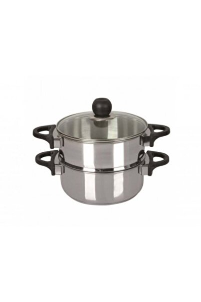 Ambition Steam cooking pot, stainless steel, 3 pieces, 2 liter capacity, Vikos Collection