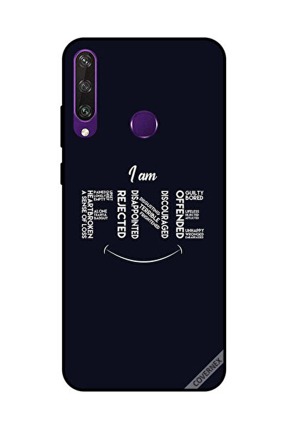 Covernex غطاء حماية لهاتف هواوي Y6P، أنا بخير ومرفوض