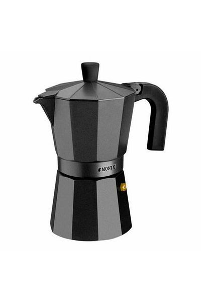 SICE Monix Braisogona M640003 Italian coffee maker, aluminum, 3 cups