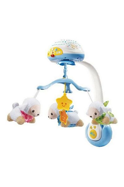 Duracell Vtech Lumi Sheep Baby Carousel, sound and light effects