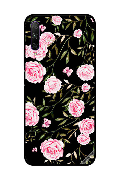 Covernex غطاء حماية لهاتف Honor 9X Pro بنقشة ورود وردية في باقات من الأوراق ا...