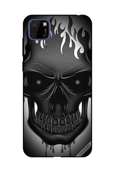 Covernex غطاء حماية لهاتف هواوي Y5P - رسمة جمجمة