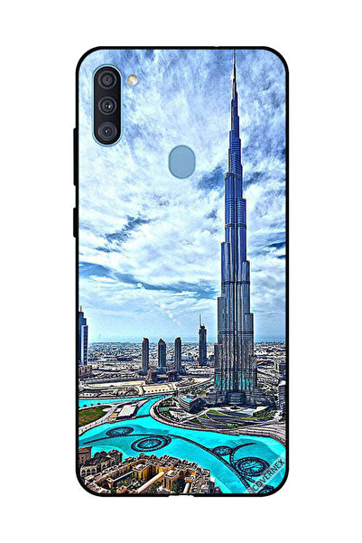 Covernex غطاء حماية لهاتف سامسونج جالاكسي A11 - برج خليفة - غيوم مؤثرة
